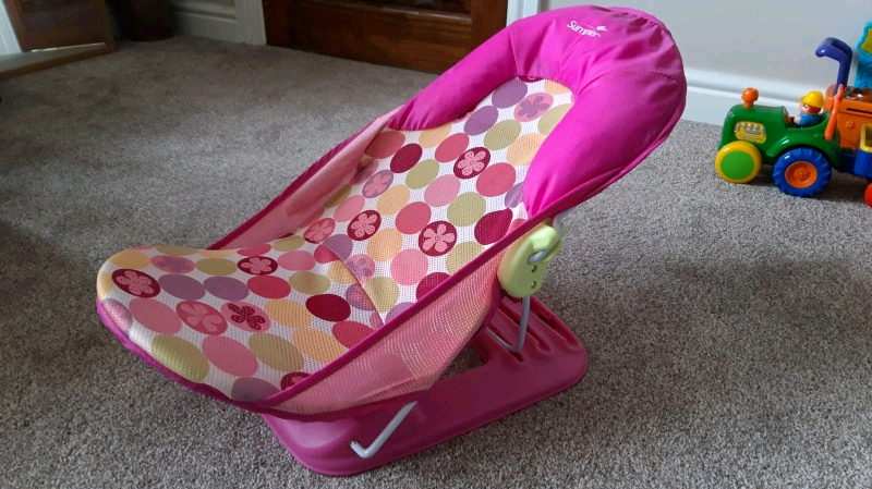 summer bath seat pink